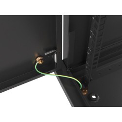 Szafa instalacyjna Rack wisząca 19" 6U 600x450 czarna drzwi … | PartsPC.pl