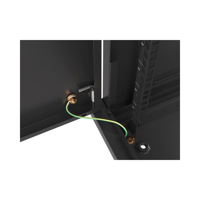 Szafa instalacyjna Rack wisząca 19" 6U 600x450 czarna drzwi … | PartsPC.pl
