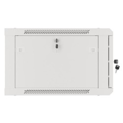 Szafa instalacyjna Rack wisząca 19" 6U 600x600 szara drzwi m… | PartsPC.pl
