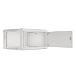 Szafa instalacyjna Rack wisząca 19" 6U 600x600 szara drzwi m… | PartsPC.pl