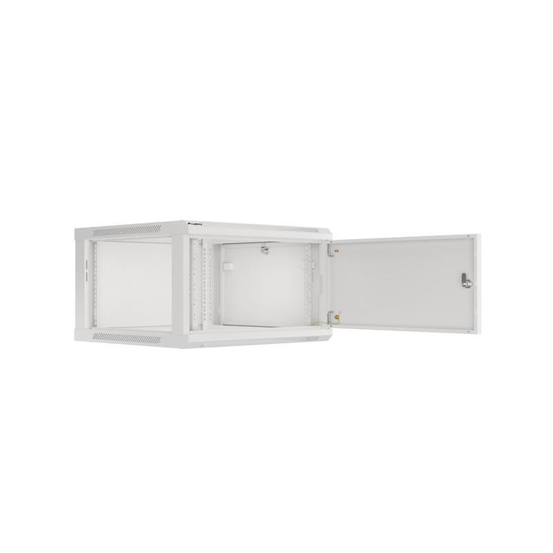 Szafa instalacyjna Rack wisząca 19" 6U 600x600 szara drzwi m… | PartsPC.pl