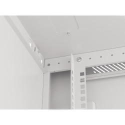 Szafa instalacyjna Rack wisząca 19" 6U 600x600 szara drzwi m… | PartsPC.pl