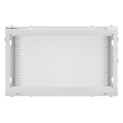 Szafa instalacyjna Rack wisząca 19" 6U 600x600 szara drzwi m… | PartsPC.pl