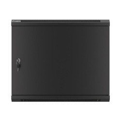 Szafa instalacyjna Rack wisząca 19" 9U 600x450 czarna drzwi … | PartsPC.pl
