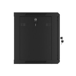 Szafa instalacyjna Rack wisząca 19" 9U 600x450 czarna drzwi … | PartsPC.pl