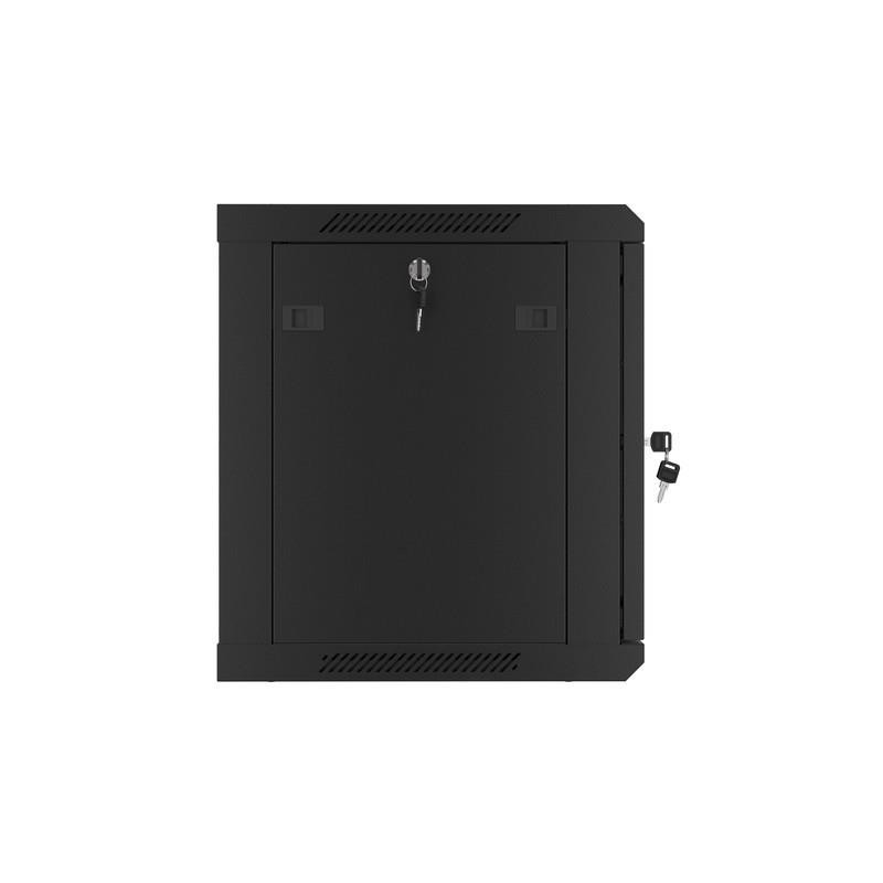 Szafa instalacyjna Rack wisząca 19" 9U 600x450 czarna drzwi … | PartsPC.pl