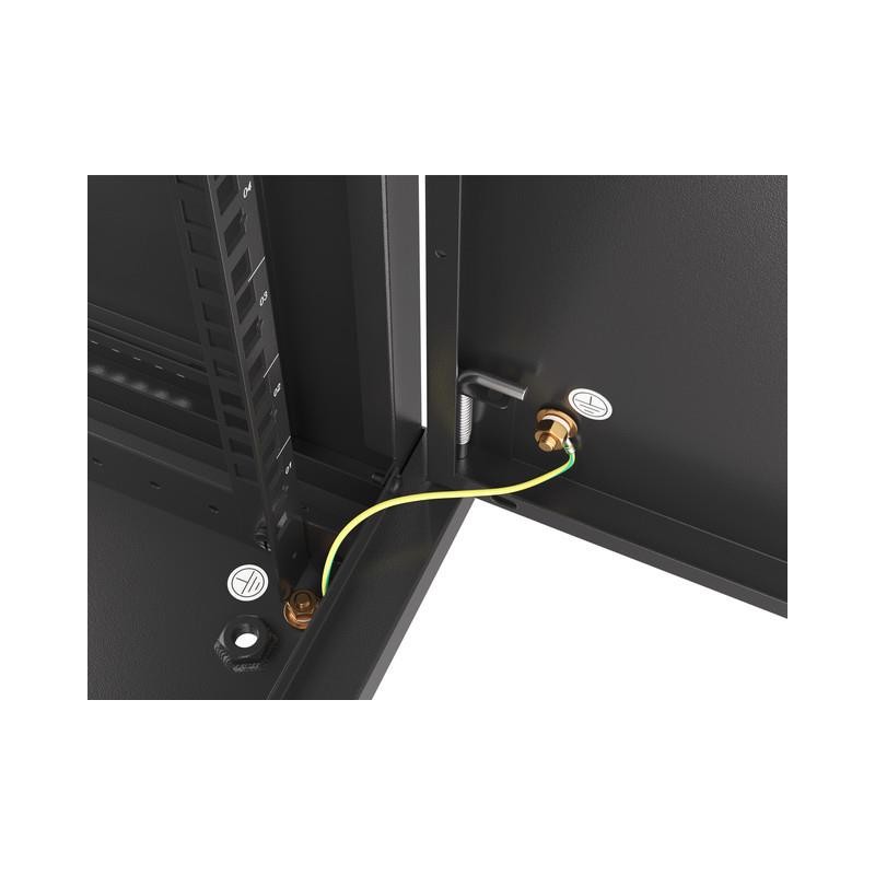 Szafa instalacyjna Rack wisząca 19" 9U 600x450 czarna drzwi … | PartsPC.pl