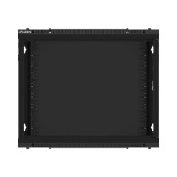 Szafa instalacyjna Rack wisząca 19" 9U 600x450 czarna drzwi … | PartsPC.pl