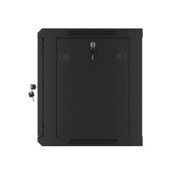 Szafa instalacyjna Rack wisząca 19" 9U 600x450 czarna drzwi … | PartsPC.pl