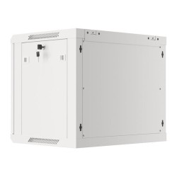 Szafa instalacyjna Rack wisząca 19" 9U 600x450 szara drzwi m… | PartsPC.pl