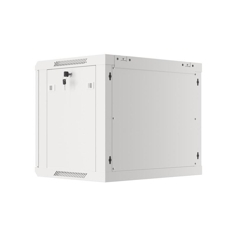 Szafa instalacyjna Rack wisząca 19" 9U 600x450 szara drzwi m… | PartsPC.pl