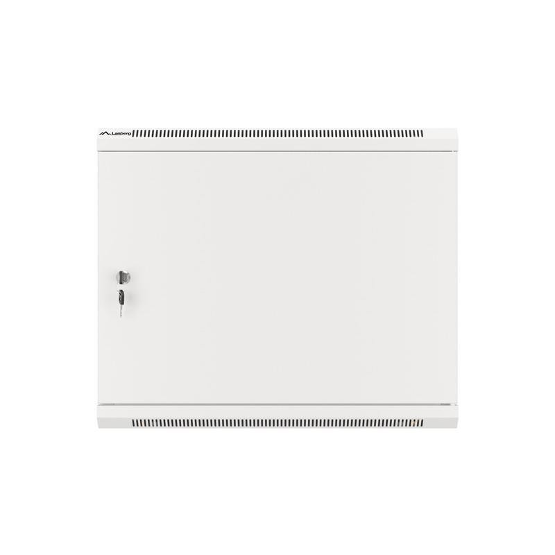 Szafa instalacyjna Rack wisząca 19" 9U 600x450 szara drzwi m… | PartsPC.pl