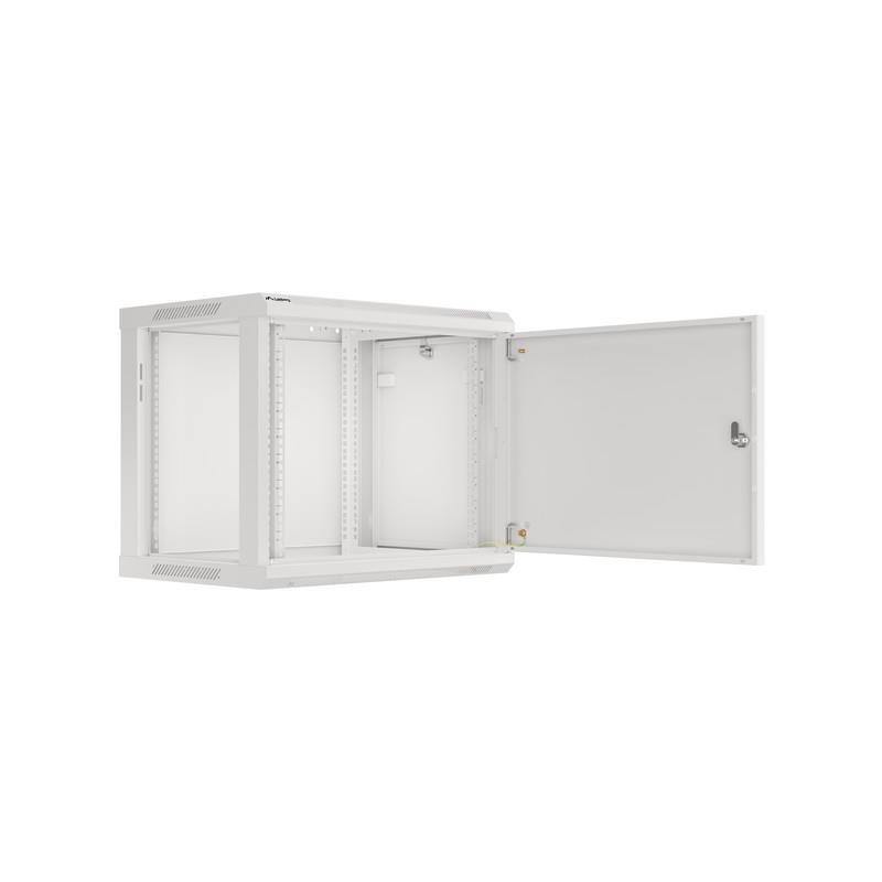 Szafa instalacyjna Rack wisząca 19" 9U 600x450 szara drzwi m… | PartsPC.pl