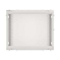 Szafa instalacyjna Rack wisząca 19" 9U 600x450 szara drzwi m… | PartsPC.pl