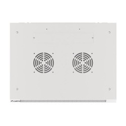 Szafa instalacyjna Rack wisząca 19" 9U 600x450 szara drzwi m… | PartsPC.pl