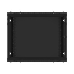 Szafa instalacyjna Rack wisząca 19" 9U 600x600 czarna drzwi … | PartsPC.pl