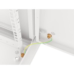 Szafa instalacyjna Rack wisząca 19" 9U 600x600 szara drzwi m… | PartsPC.pl