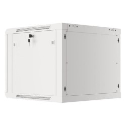 Szafa instalacyjna Rack wisząca 19" 9U 600x600 szara drzwi m… | PartsPC.pl