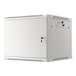 Szafa instalacyjna Rack wisząca 19" 9U 600x600 szara drzwi m… | PartsPC.pl