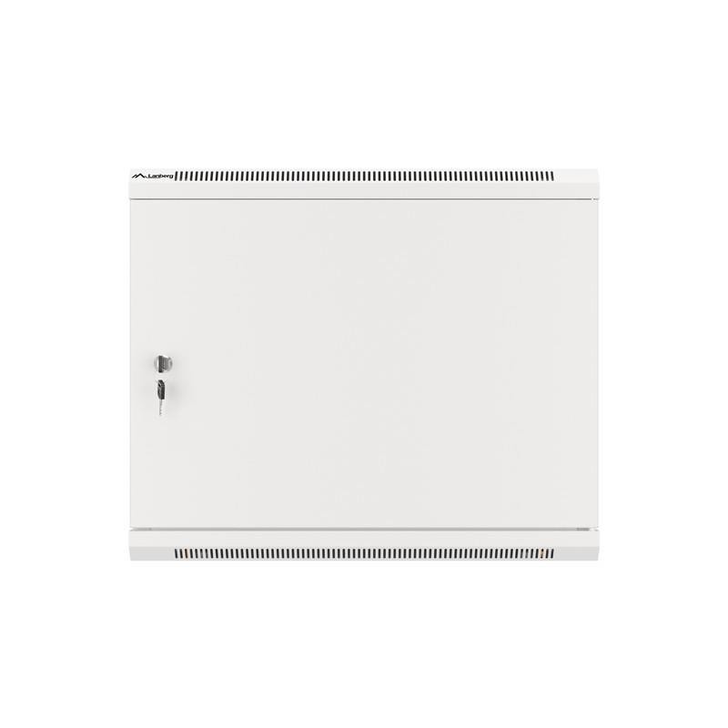 Szafa instalacyjna Rack wisząca 19" 9U 600x600 szara drzwi m… | PartsPC.pl