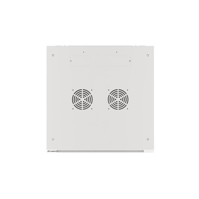 Szafa instalacyjna Rack wisząca 19" 9U 600x600 szara drzwi m… | PartsPC.pl
