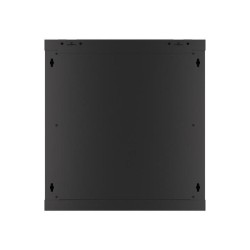 Szafa instalacyjna Rack wisząca 19" 12U 600x450 czarna drzwi… | PartsPC.pl