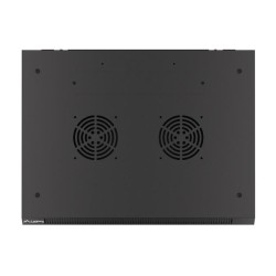 Szafa instalacyjna Rack wisząca 19" 12U 600x450 czarna drzwi… | PartsPC.pl