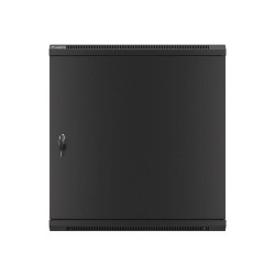 Szafa instalacyjna Rack wisząca 19" 12U 600x450 czarna drzwi… | PartsPC.pl