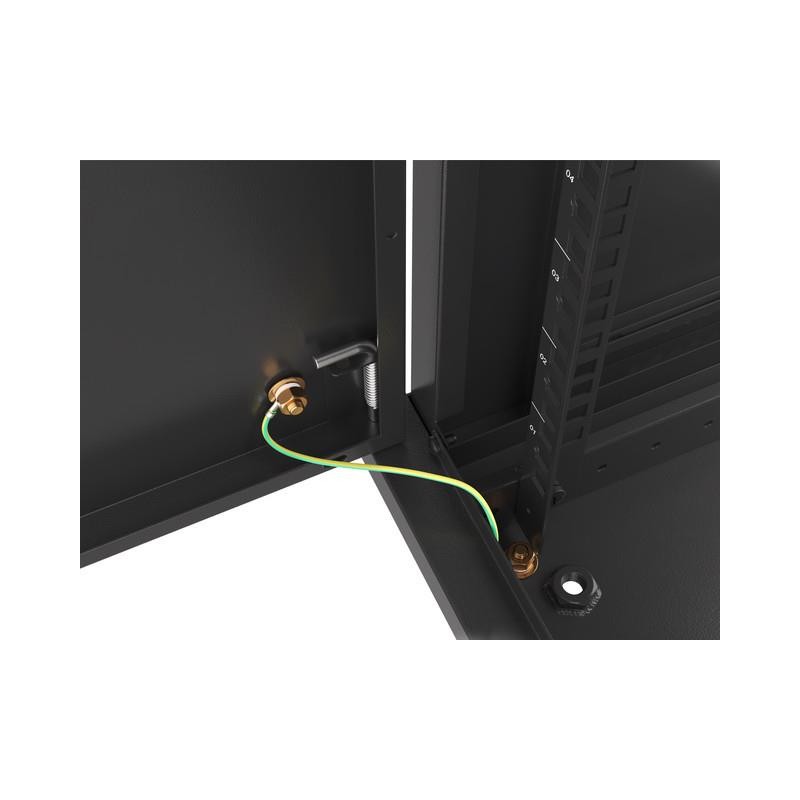 Szafa instalacyjna Rack wisząca 19" 12U 600x450 czarna drzwi… | PartsPC.pl