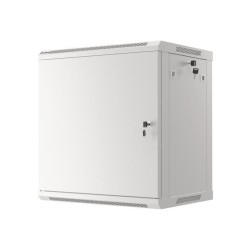 Szafa instalacyjna Rack wisząca 19" 12U 600x450 szara drzwi metalowe