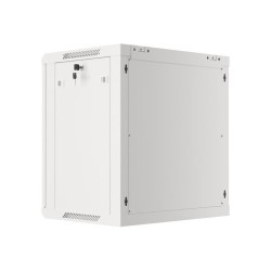 Szafa instalacyjna Rack wisząca 19" 12U 600x450 szara drzwi metalowe