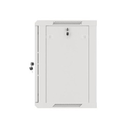 Szafa instalacyjna Rack wisząca 19" 12U 600x450 szara drzwi metalowe