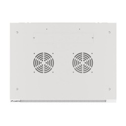 Szafa instalacyjna Rack wisząca 19" 12U 600x450 szara drzwi metalowe