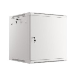 Szafa instalacyjna Rack wisząca 19" 12U 600x600 szara drzwi … | PartsPC.pl