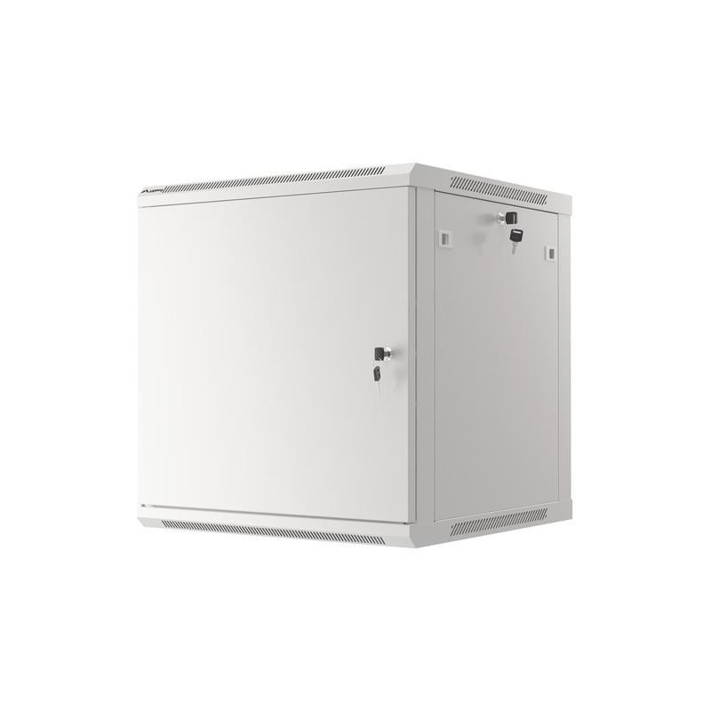 Szafa instalacyjna Rack wisząca 19" 12U 600x600 szara drzwi … | PartsPC.pl