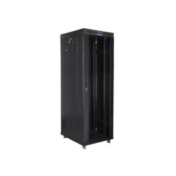 Szafa instalacyjna Rack stojąca 19" 37U 800x1000 czarna drzw… | PartsPC.pl