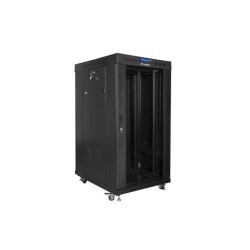 Szafa instalacyjna Rack stojąca 19" 22U 800x800 Drzwi Szklan… | PartsPC.pl