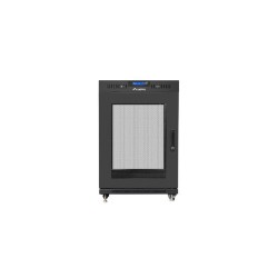 Szafa instalacyjna Rack stojąca 19" 15U 800x1000 Drzwi Perforowane czarna