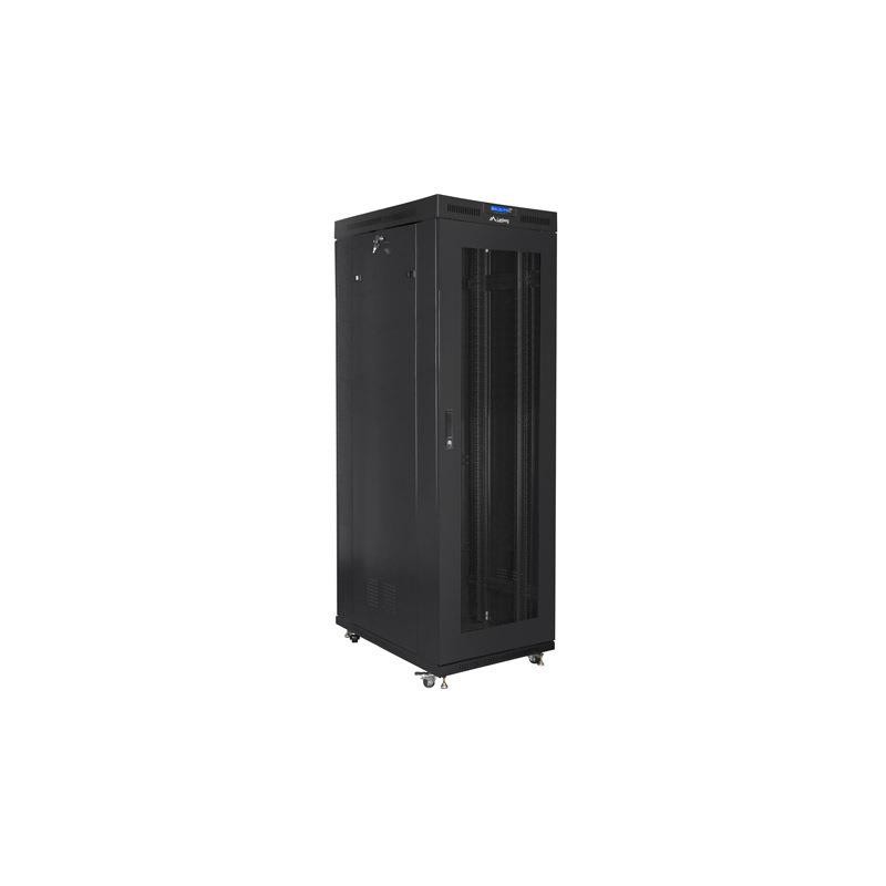 Szafa instalacyjna Rack stojąca 19" 27U 800x1000 Drzwi Perfo… | PartsPC.pl