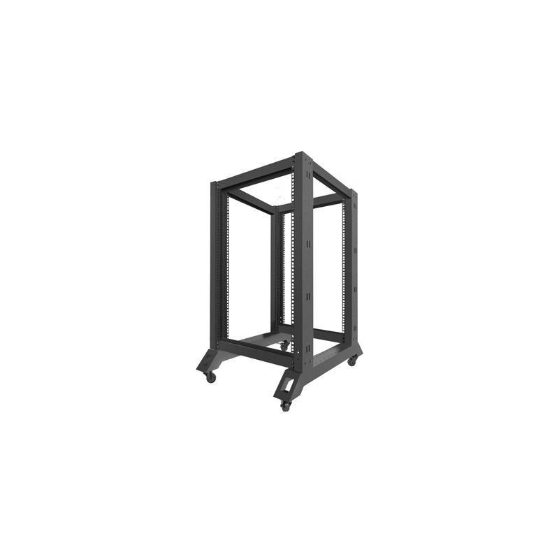 Stojak Open Rack Lanberg OR01-6818-B 18U 600x800 czarny | PartsPC.pl