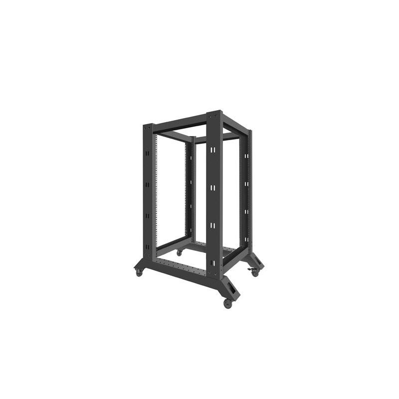 Stojak Open Rack Lanberg OR01-6818-B 18U 600x800 czarny | PartsPC.pl