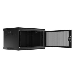 Szafa instalacyjna Lanberg rack wisząca 19" 6U 600x450 drzwi perforowane