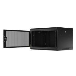 Szafa instalacyjna Lanberg rack wisząca 19" 6U 600x450 drzwi perforowane