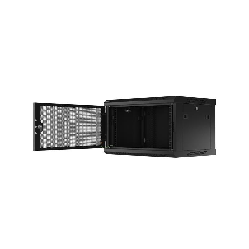 Szafa instalacyjna Lanberg rack wisząca 19" 6U 600x450 drzwi perforowane
