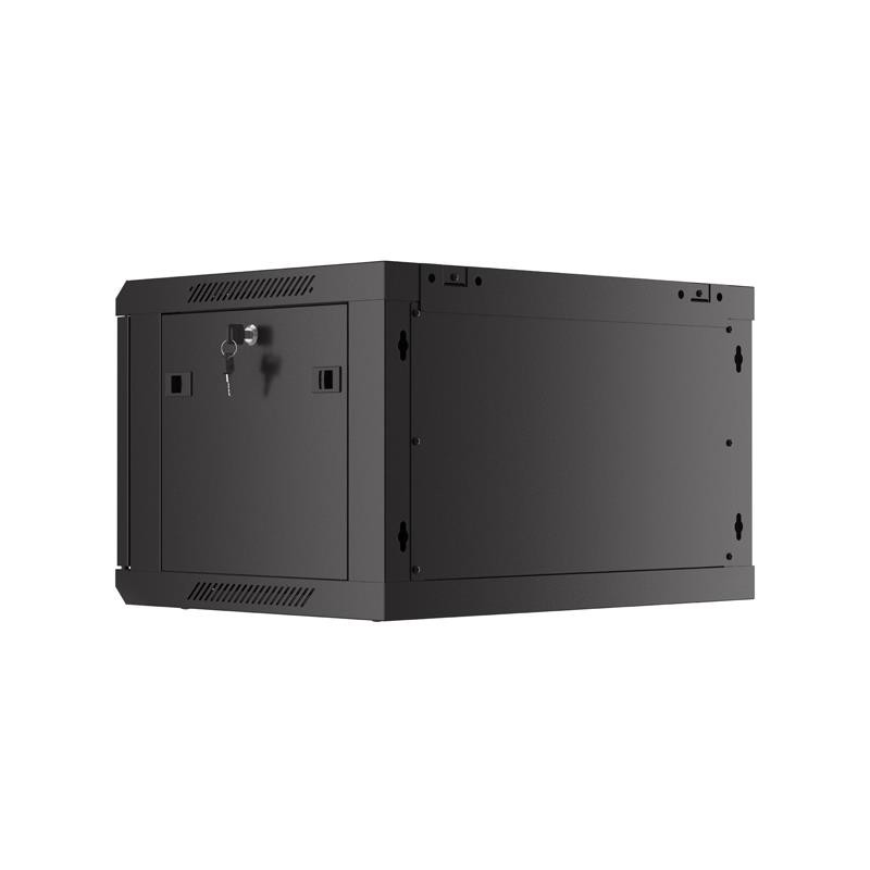 Szafa instalacyjna Lanberg rack wisząca 19" 6U 600x450 drzwi perforowane