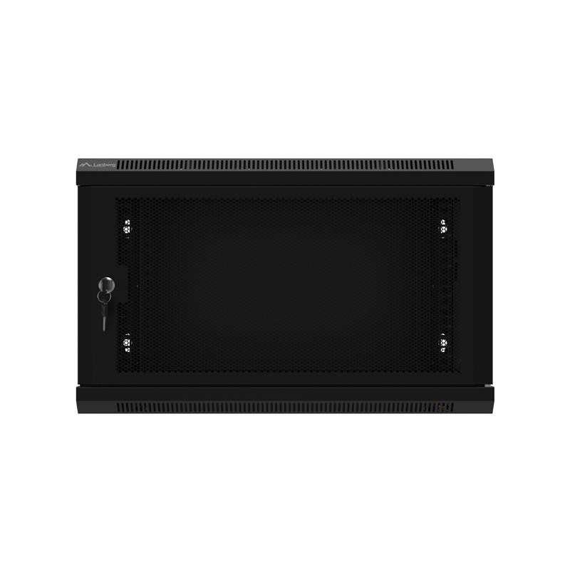 Szafa instalacyjna Lanberg rack wisząca 19" 6U 600x450 drzwi perforowane