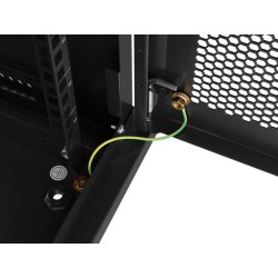 Szafa instalacyjna Lanberg rack wisząca 19" 6U 600x450 drzwi perforowane