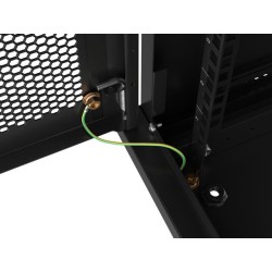 Szafa instalacyjna Lanberg rack wisząca 19" 6U 600x450 drzwi perforowane