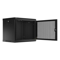 Szafa instalacyjna Lanberg rack wisząca 19" 9U 600x450 drzwi perforowane
