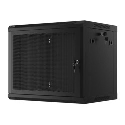 Szafa instalacyjna Lanberg rack wisząca 19" 9U 600x450 drzwi perforowane